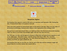 Tablet Screenshot of kamekan.com